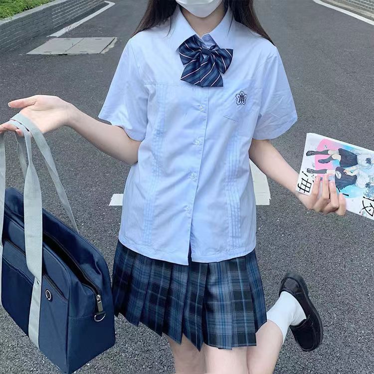 校服合集【小岚中/清水一中/泰国校服/附中】JK刺绣校服 衬衫班服 - 图2