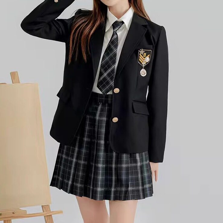 可奈物语丨简川高·本佐中西服 校供感哗叽西装JK/DK证照毕业神装