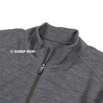 SHEEP RUN Merino wool men's outdoor casual sports stand collar autumn-sleeved coat cardigan free shipping