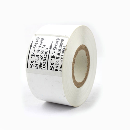 白色色带 SCF900 白色打码机色带 35 25 30mm 100m 热烫印色带 - 图1