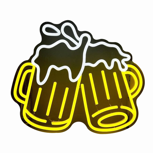 酒吧霓虹灯BeerBAR发光字喝酒氛围造型装饰灯鸡尾酒led招牌灯箱 - 图3