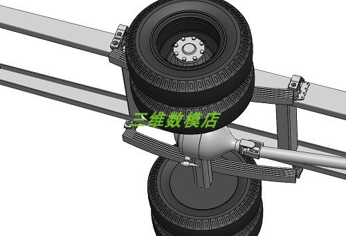 7米卡车货车汽车底盘车架3D三维几何数模型骨架曲面造型钢板弹簧,淘宝优惠券,粉丝福利购,淘宝优惠卷