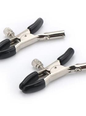 2pcs Nipple Clips with Bell Breast Clamps with Ring Metal Ch