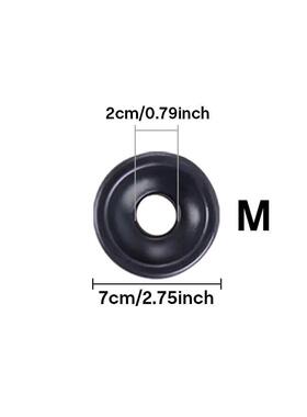 Ring of Accessories For Penis Pump Black Ring Sleeve Penis E