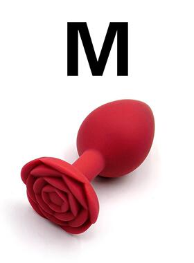 Soft Silicone Rose Flower Anal Plug Beginner To Expert 3 Siz