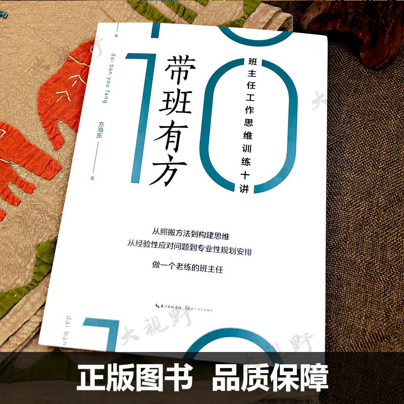 现货 带班有方 班主任工作思维训练十讲 方海东 长三角浙江省班主任基本功大赛一等奖从照搬方法向构建思维转舵做一个老练的班主任 - 图0