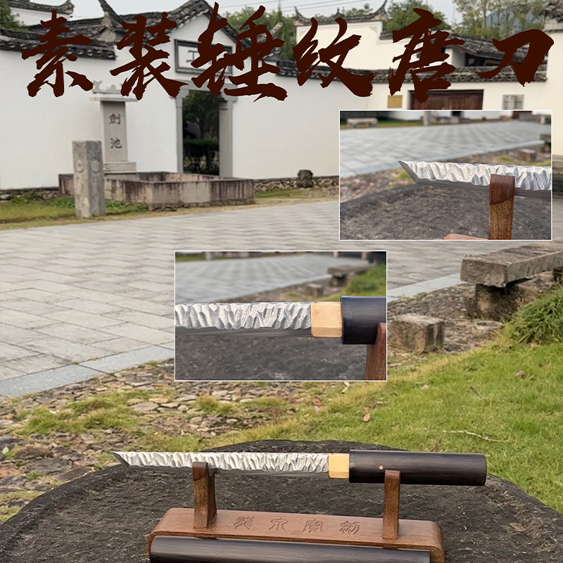 短刀短剑一体刀剑户外刀防身冷兵器龙泉市短款百炼钢刀具未开刃 - 图1