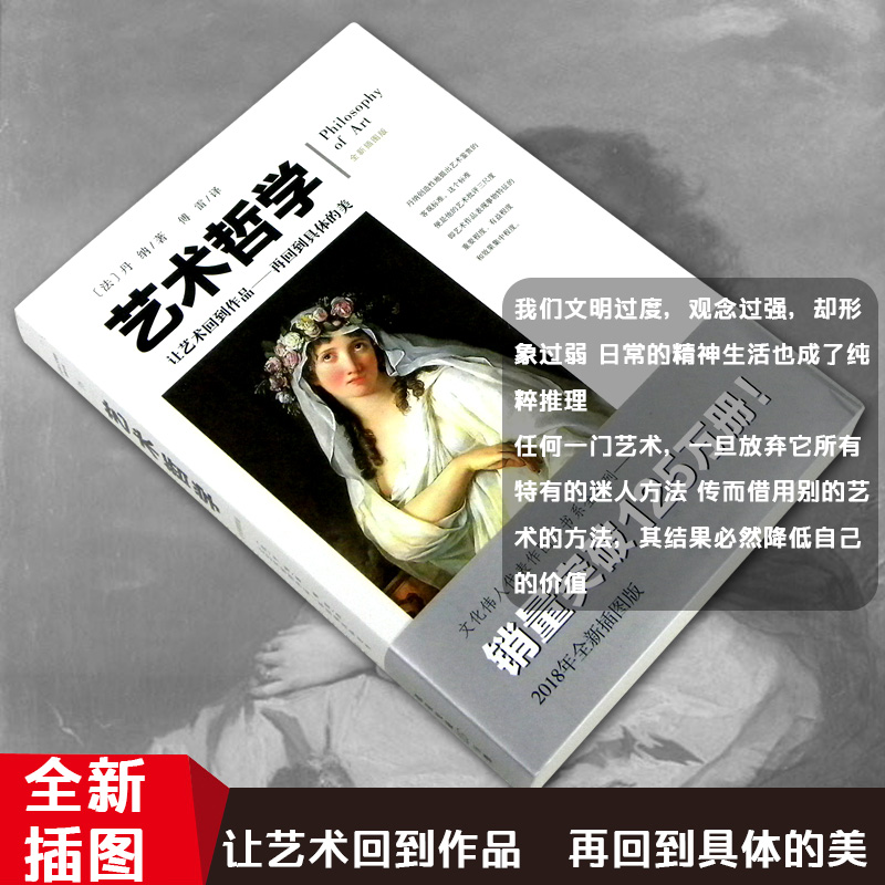 《艺术哲学》丹纳著傅雷译图文并茂注释详实西方艺术史艺术的故事美学书籍艺术欣赏美术绘画理论书籍_虎窝淘