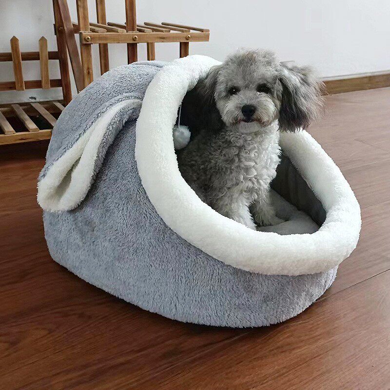 猫窝狗窝冬季防寒保暖半封闭猫咪窝狗狗床垫加厚耐抓可水洗宠物窝,淘宝优惠券,粉丝福利购,淘宝优惠卷