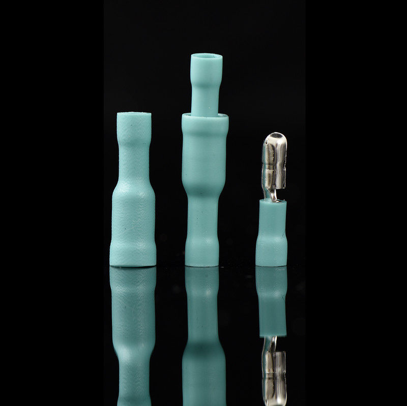 子弹头公母电线对接头MPD/FRD1.25-156接线插头 对插连接端子五色 - 图0