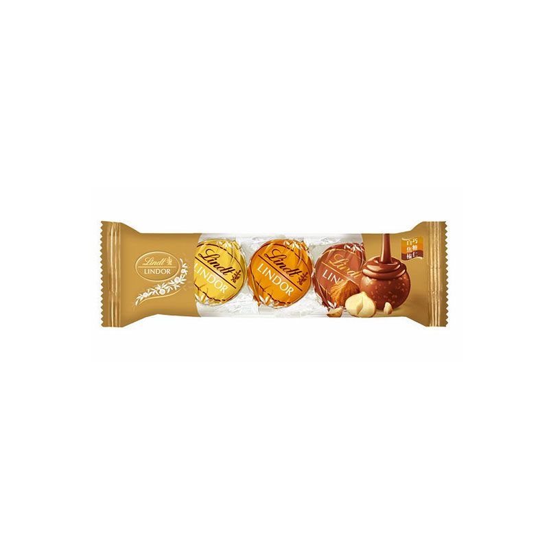 Lindt瑞士莲进口软心牛奶巧克力36g喜糖零食小包装糖果冬季礼物
