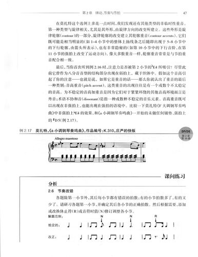 【满2件减2元】正版完全音乐理论教程 第二版附2dvd 斯蒂芬.G.雷兹 五线谱 音乐考研教程材学书籍湖南文艺出版社音乐理论艺术 - 图2