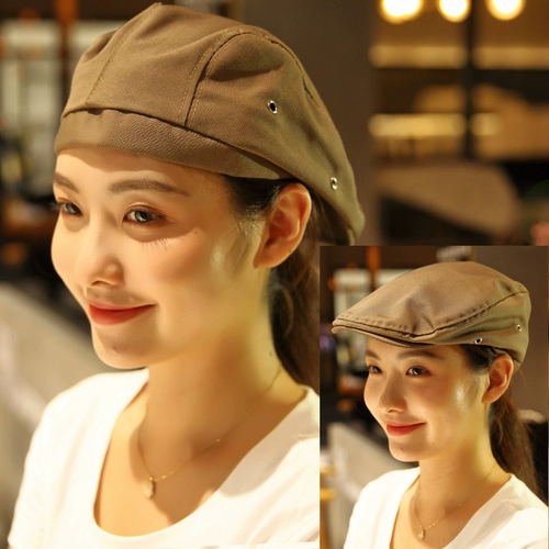 Рекламная кепка Breda Hat Custom Coffee Shop Western Food Office Wabher Cap Men и Women Forward Team Restaurant