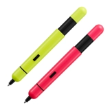 Немецкий подлинный Lamy Lingmei Pico Multi -Color круглый ручка черная бизнес взрослый карманный атомный нефтяной ручка