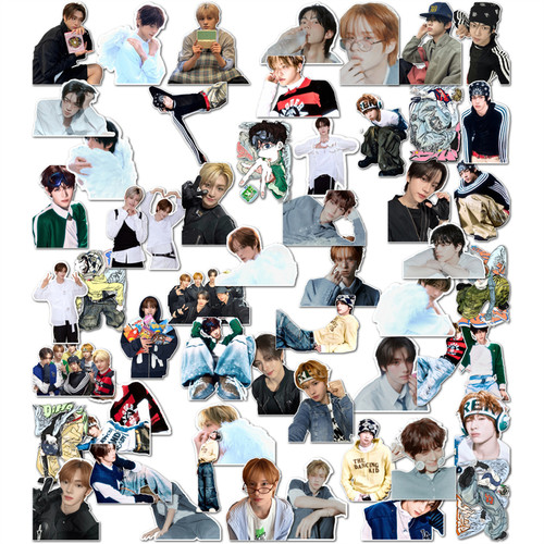 55张TWS贴纸迷你四专辑play hard贴画手账素材金道勋 申惟大头贴 - 图0