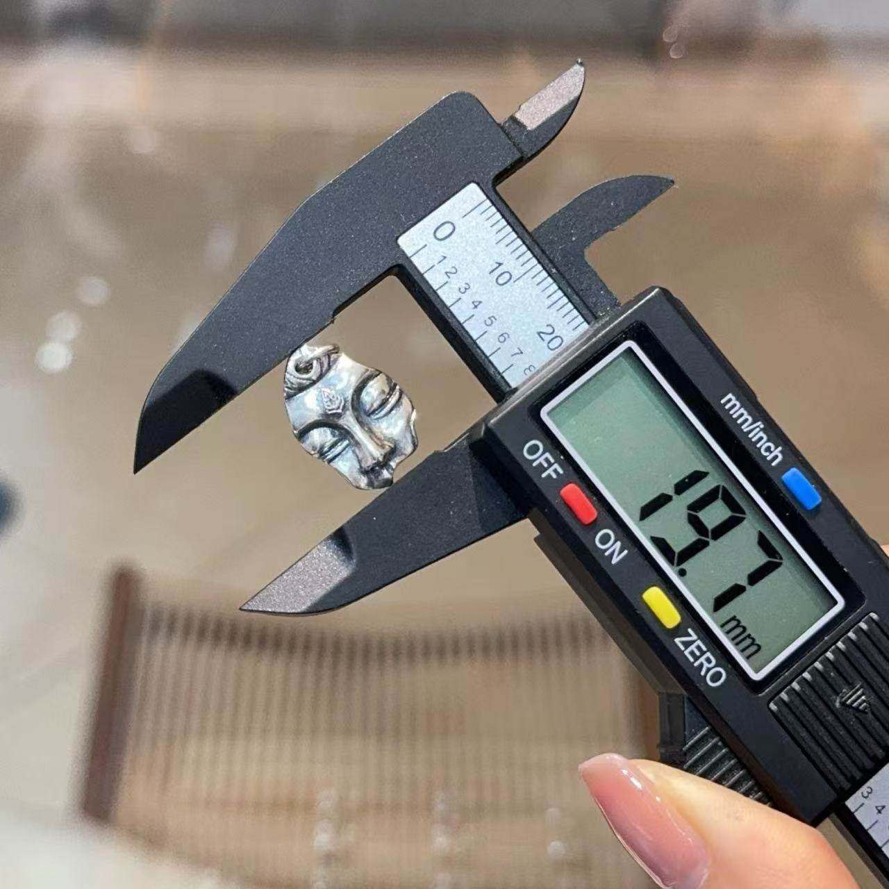 精工三七银观自在吊坠配件手工DIY编绳小众吊坠简约百搭配饰配件,淘宝优惠券,粉丝福利购,淘宝优惠卷