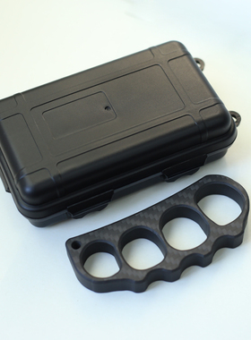 凯撒豌豆荚 碳纤维四指指虎 指环防身战术虎扣非金属拳扣EDC