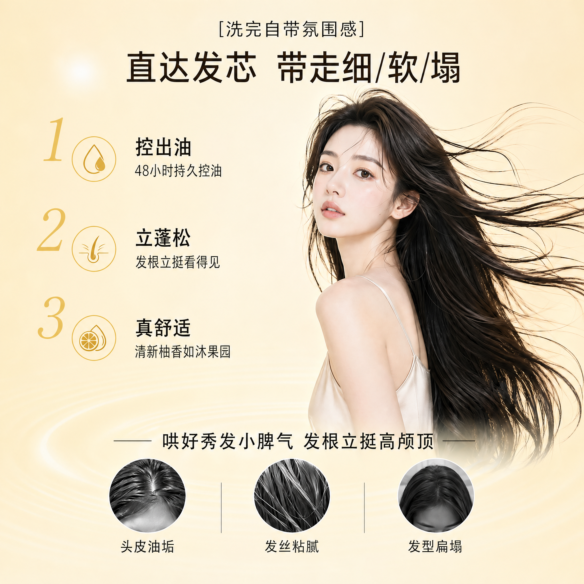 丝蕴清新柚子洗发水清洁洗发露控油蓬松洗发膏家庭装对抗油扁塌 丝蕴清新柚子洗发水清洁洗发露控油蓬松洗发膏家庭装对抗油扁塌