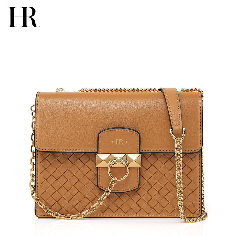 hr赫莲娜羊皮女2020新款链条小包 hr女士包袋