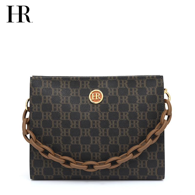 hr赫莲娜女2023新款老花包潮单肩包 hr女士包袋