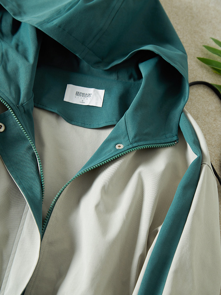 熙世界2020秋装新款休闲帅气a风衣 sllsky服饰风衣