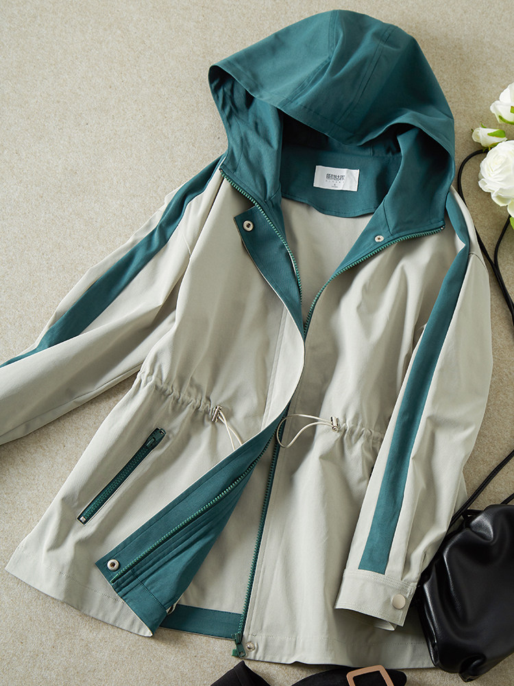 熙世界2020秋装新款休闲帅气a风衣 sllsky服饰风衣