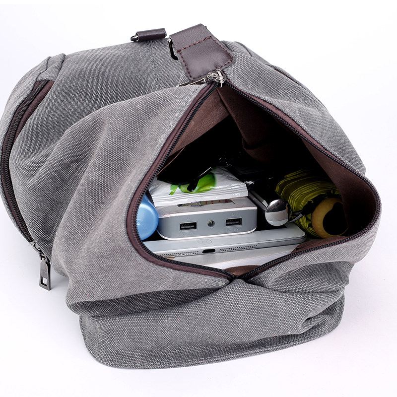 女2020新款帆布包女包休闲潮双肩包 伊酷双肩背包