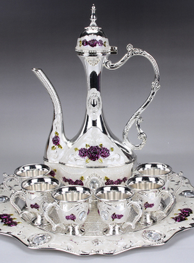 欧式风酒壶俄罗斯合金摆件