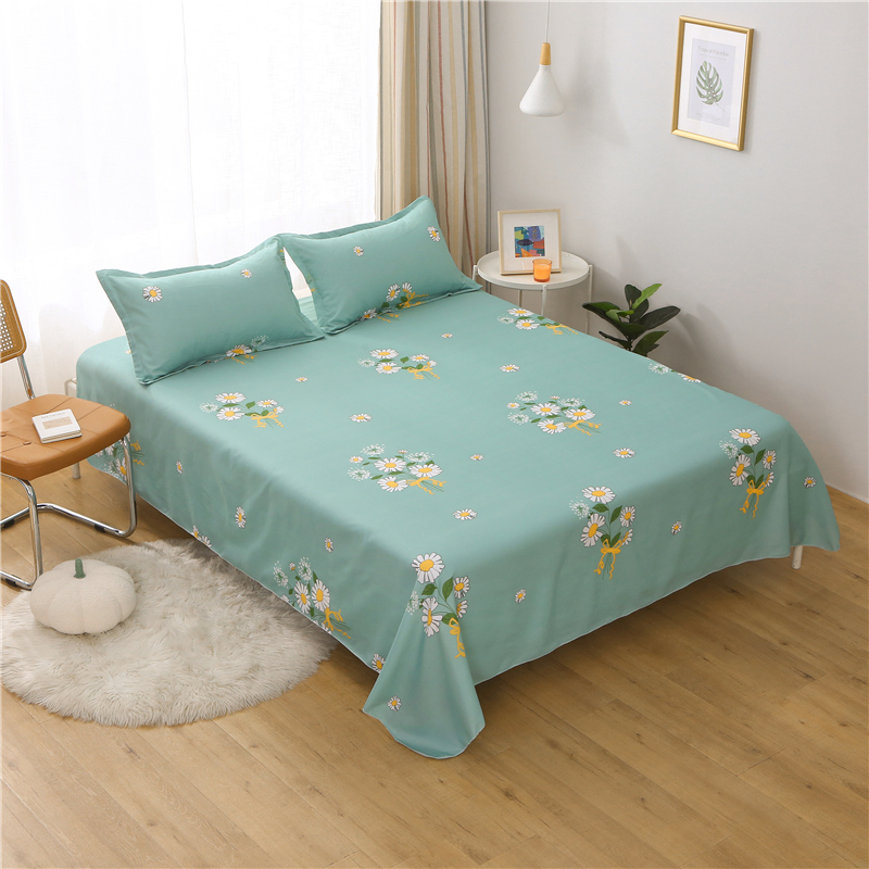 【特价清仓】床单单件100%亲肤单人双人被单学生宿舍枕套四季通用 - 图2