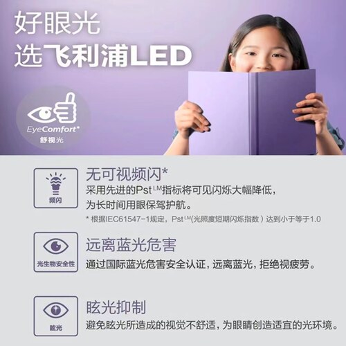 飞利浦LED灯泡节能大螺口家用商用大功率光源超亮E27球泡E14螺旋 - 图2