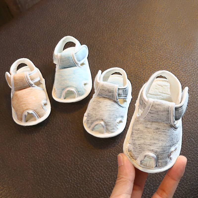 新生儿鞋婴儿鞋子女夏季0一3个月6宝宝步前鞋夏软底布底男秋5春夏