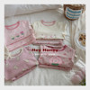 Pure cotton Korean autumn and winter Korean home clothing set to keep warm