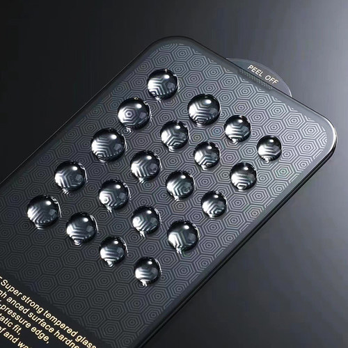适用苹果17 16e 16 Pro Max 超强金刚膜 iPhone15 14 13 12 11 XR电镀钢化膜防静电一体防尘无孔手机膜 批 发 - 图3