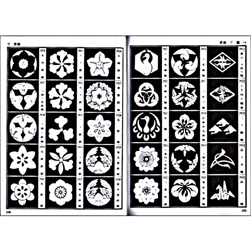 现货 日版】日本家居用品传统图案设计 日本の家紋 Japanese Family Crest 书9784861520037 - 图3