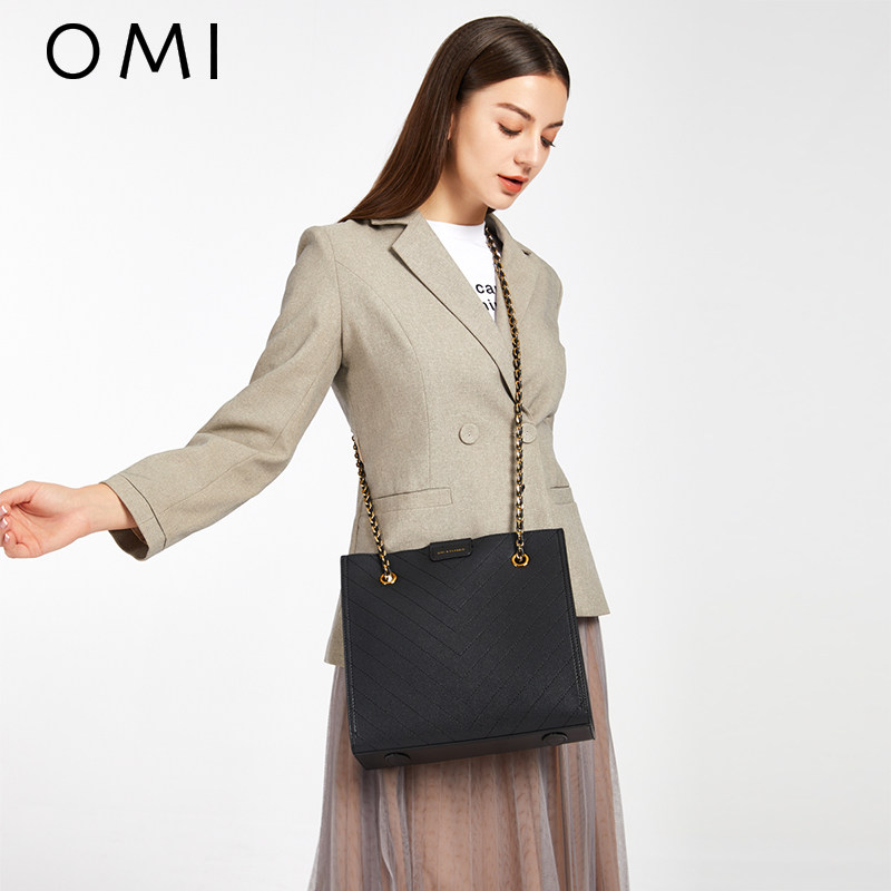 欧米2020新款潮简约链条网红单肩包 欧米女士包袋