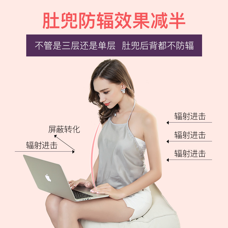 婧麒旗舰店婧麒防辐射孕妇装正品衣服女上班时尚套装上班隐形电脑怀孕期夏季3