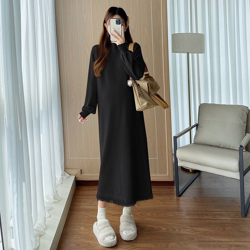 婧麒孕期哺乳高级孕妇装打底长裙冬装针织孕妇连衣裙新款孕妇裙子,淘宝优惠券,粉丝福利购,淘宝优惠卷