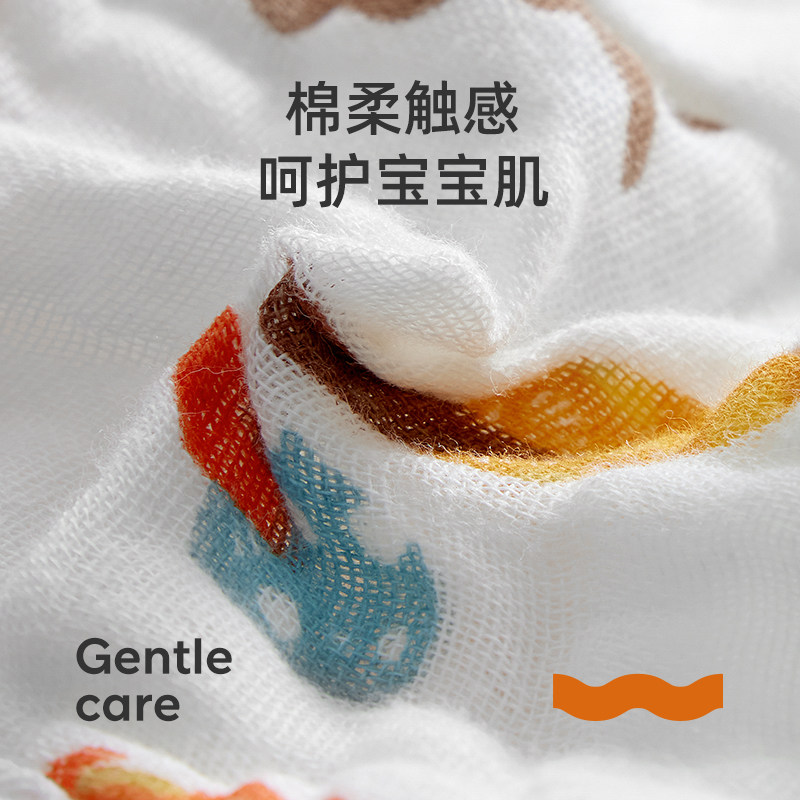 婴儿口水巾纯棉a类围嘴男女宝宝围脖防水防吐奶新生纱布围兜秋冬,淘宝优惠券,粉丝福利购,淘宝优惠卷