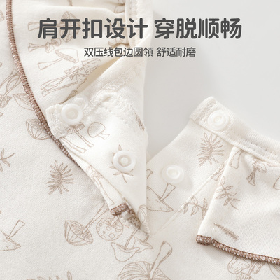 JQ婧麒女童套装纯棉秋季宝宝家居