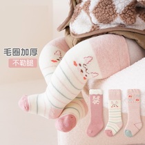 Baby Long Silo Socks Autumn Winter Style Baby Socks Pure Cotton Winter Socks Infants not Legs Knee Socks Neonatal winter