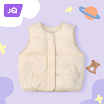 Spring Autumn Children Girl Girl Baby Waistcoat Vest Boy Sleeveless Jacket Rocking Grain Suede Foreign Air Little Girl Blouse