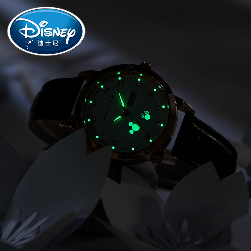 迪士尼女2022年新款女孩简约电子表 宸雪誉手表国产腕表