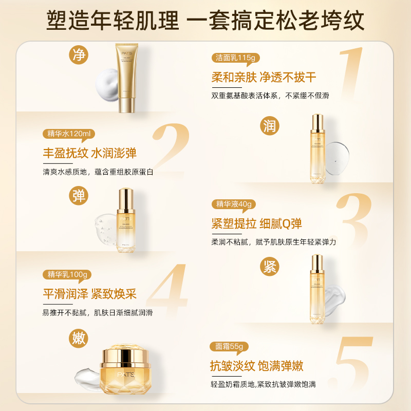 【圣诞节礼物】柏氏重组胶原蛋白水乳套装抗皱紧致补水官方旗舰店 - 图3