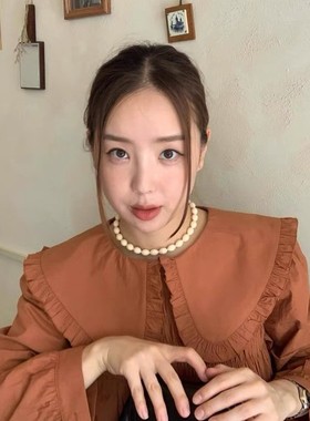 「原创定制」秋冬奶黄琥珀石项链