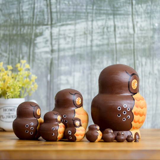 Russian genuine ten-layer cute puzzle doll