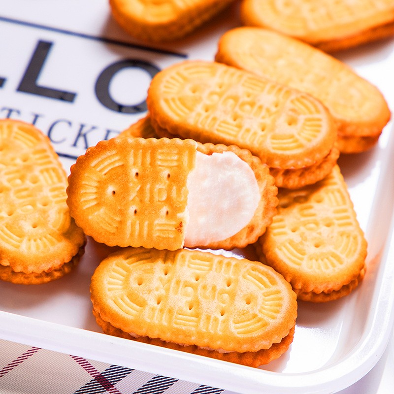 夹心饼干老式奶油夹心饼重庆四川特产童年怀旧零食品散装称重398g - 图3