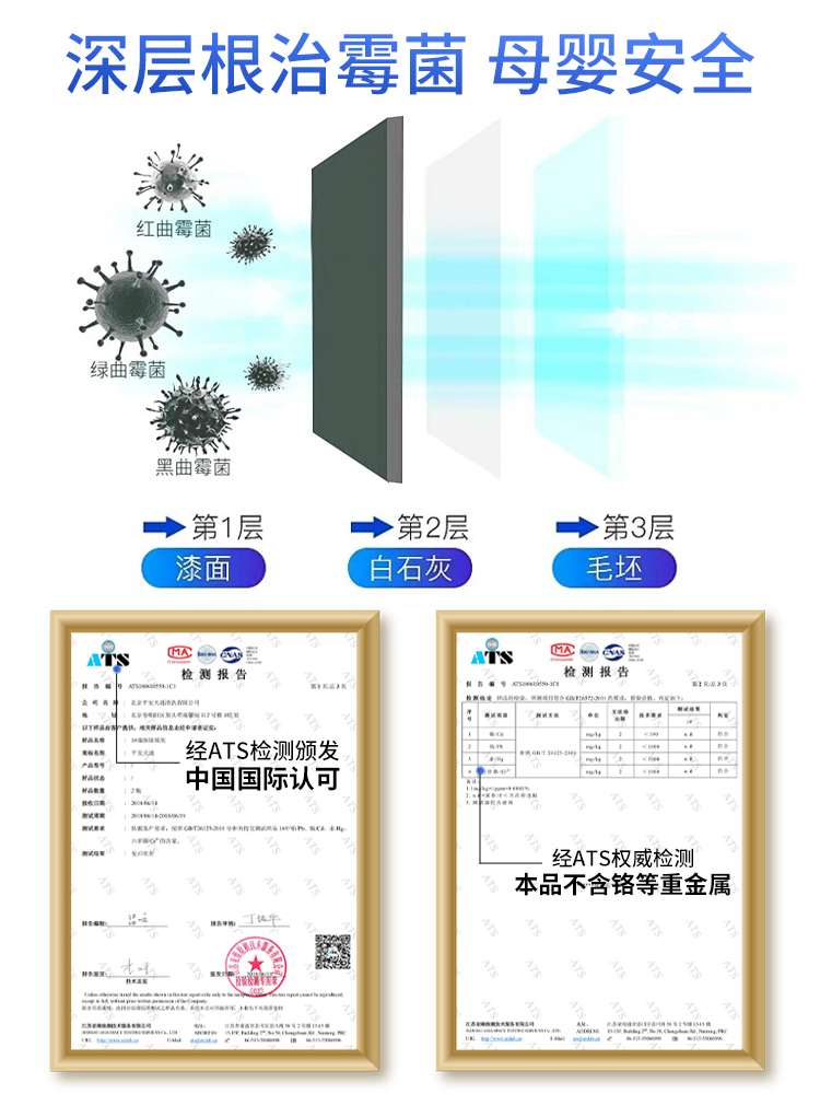 墙体除霉剂白墙家用墙面布霉菌发霉去霉斑清除防霉去霉清洁非神器