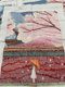 ແມ່ Rabbit pure handmade cross stitch ສໍາເລັດຮູບ triptych ໃຫມ່ Forbidden City ພາກຮຽນ spring ຖັກແສ່ວເຕັມຮູບແບບຈີນ sofa ສີພື້ນຫລັງ