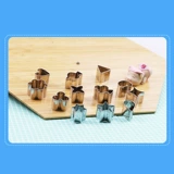 Высококачественная глина, квадратная металлическая форма с розой в составе