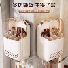 High-end new style chopstick storage box wall-mounted household chopstick tube kitchen quick spoon storage rack chopstick basket chopstick cage